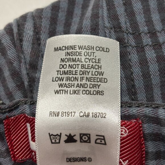 Lot 3 Levi’s Kids Boys 5 Regular 510 Super Skinny Jeans Blue Striped Distressed - Picture 6 of 16